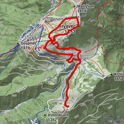 Krvavec Mountain Track