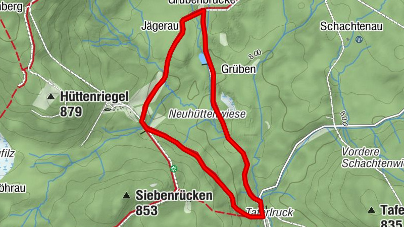 Rundweg Hirschgeweih - Von Taferlruck zur Neuhüttenwiese