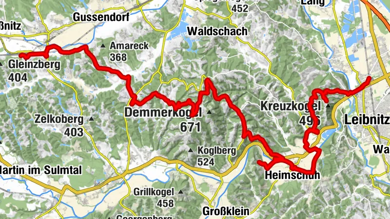 Warte Demmerkogel & Kreuzkogel & Silberberg, Keltischer Wehrturm - Etappe 3 - Blickwechsel