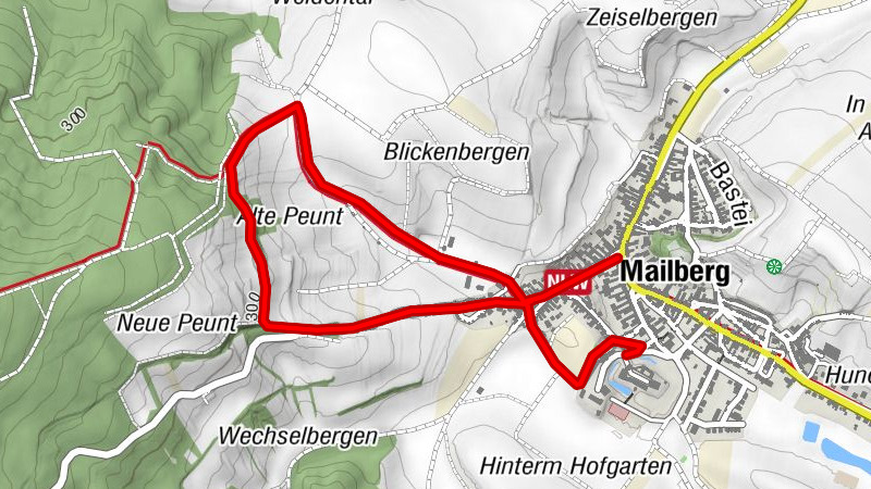 Weinwanderweg Hochlüssen, Mailberg, Niederösterreich