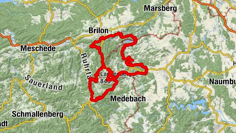 Biketour Trekkingpark Sauerland