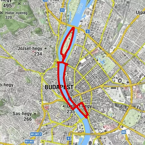 Budapest, Mittelungarn/Ungarn, Immer am Wasser lang...