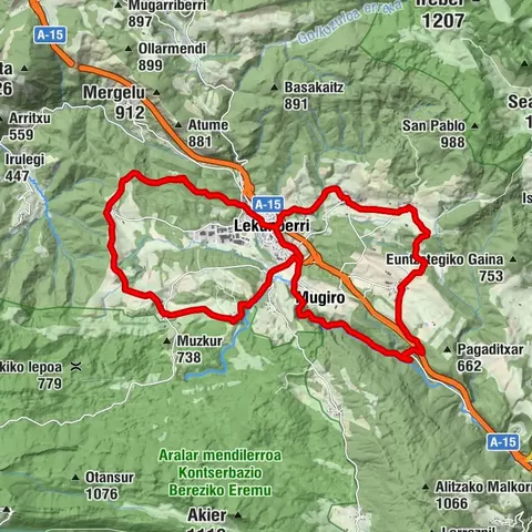 Lekunberri - Ganddar - San Joan Bataiatzailearen eliza - Done Joanes Bataiatzailearen Eliza / Iglesia de San Juan Bautista