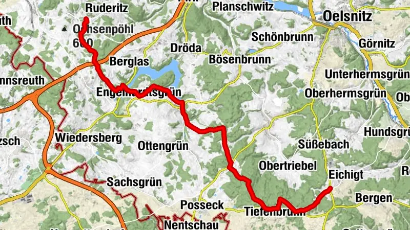 Kammweg Etappe 15 "Von Eichigt ins Burgsteingebiet"
