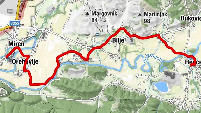 The Carsus Trail, Stage 1: Miren – Renče