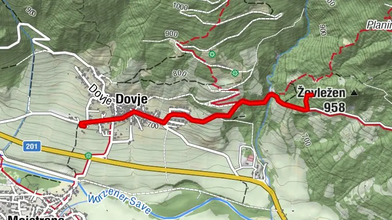 Kranjska Gora - Bar-Picerija Špajza - Dovje