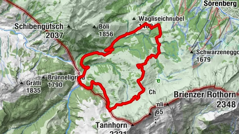 Salwideli - Arniberg - Tannigsbode - Salwideli