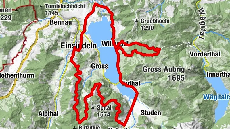 Vom Sihlsee zur Sattelegg