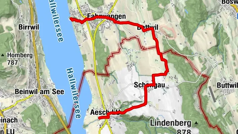 Meisterschwanden - Bettwil - Aesch
