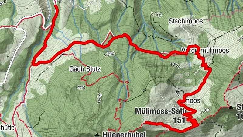 Von Schwarzenberg zum Gipfel Ochs