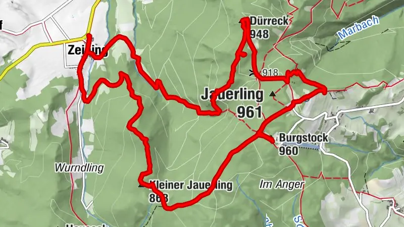 ZEINING, Dürreck, Naturparkhaus Jauerling, Burgstock, Kl. Jauerling, ret. 20260425