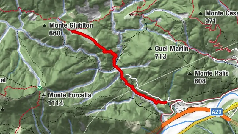 La aldea aislada de Stavoli di Moggio