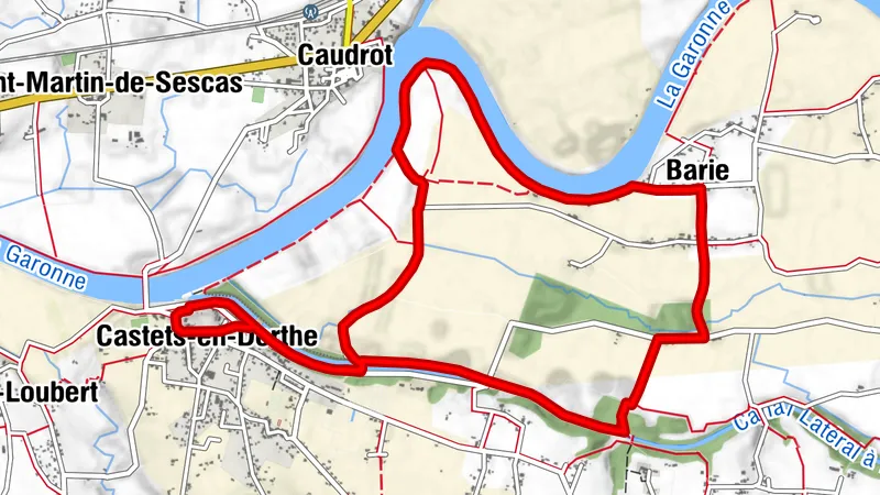 Boucle du Canal de Garonne (temporairement fermée)