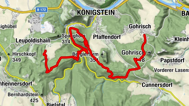 Forststeig - Etappe 6: Von Nikolsdorf nach Gohrisch