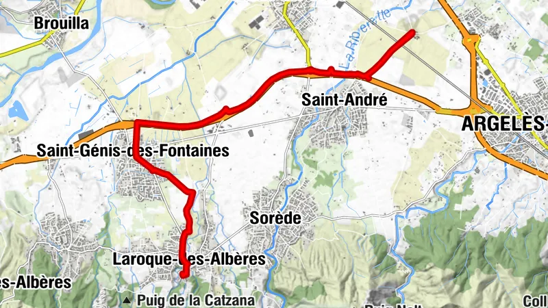 le belvédère de Laroque des Albères - Notre-Dame-de-Tanya - Église Saint-Michel - Saint-André