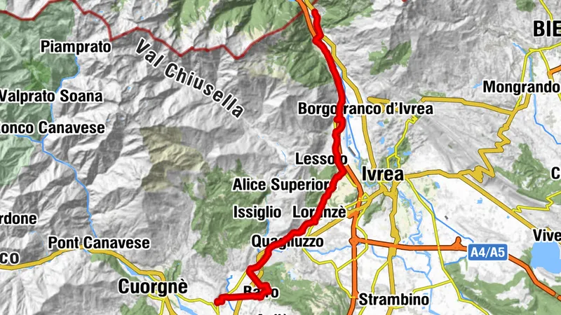 Anillo Cicloturista del Norte de Turín - Etapa 4