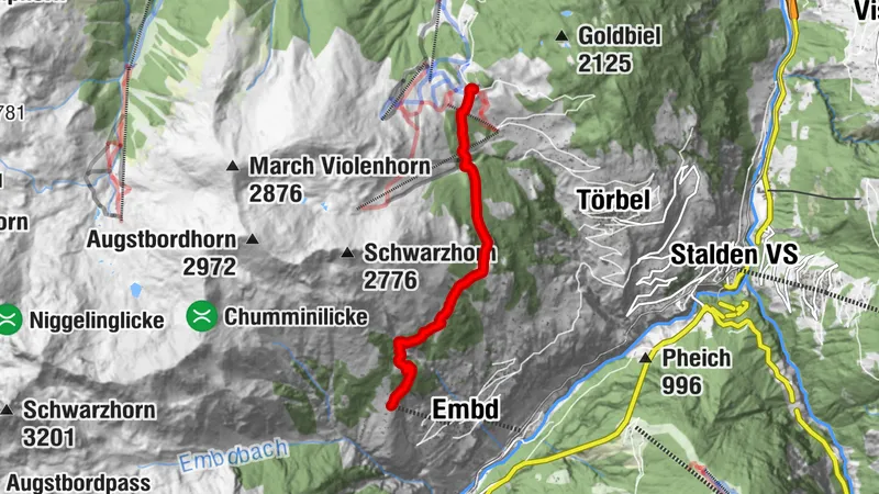 Schalb - Pletschen - Moosalp