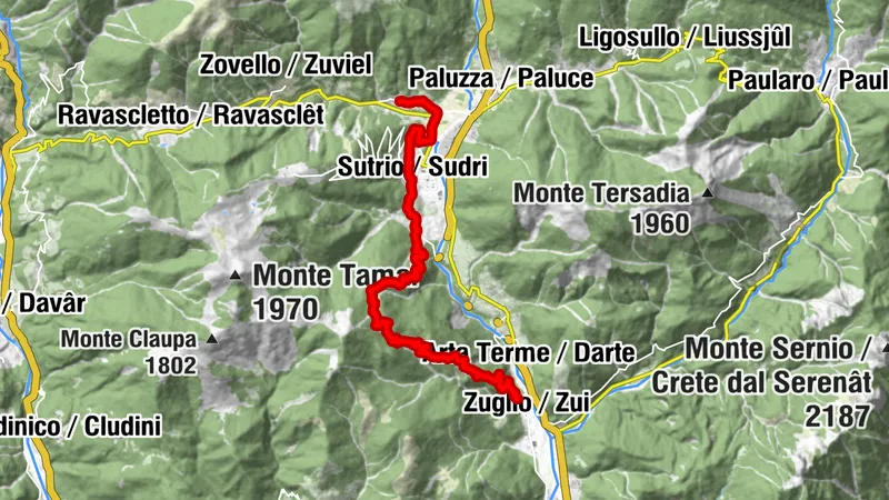 Etappe 24: Alpina Antica Trail | ET24: Cercivento - Zuglio