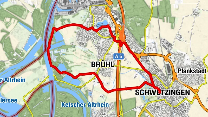 Durch die Schwetzinger Wiesen
