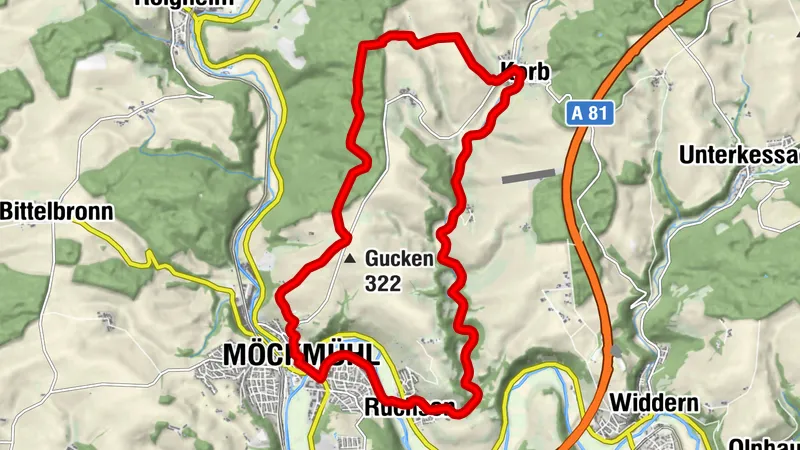 M8 Rundwanderung Möckmühl