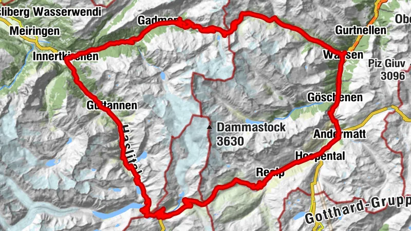 RadArena/St.Gotthard: Susten-Grimsel-Furka