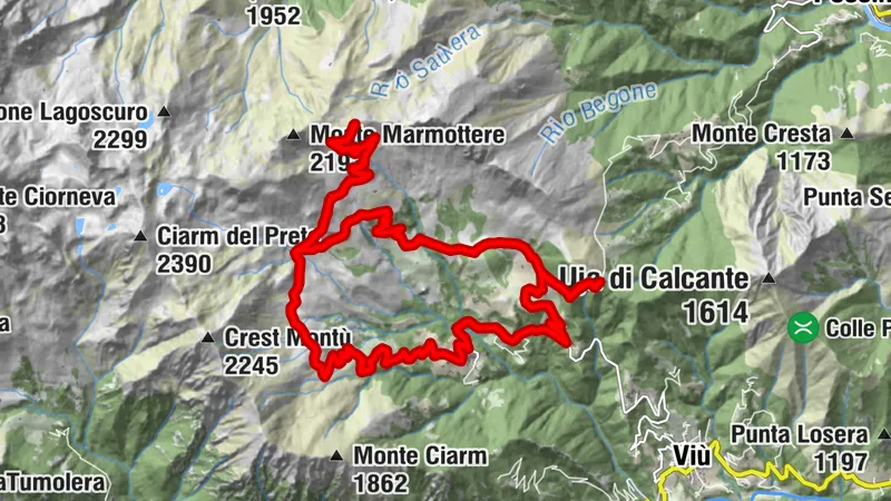 VIU' Colle Pian Fium y Big Bench Mezzenile