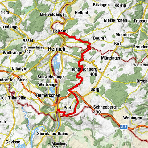 Moselsteig Etapa 01: Perl – Palzem