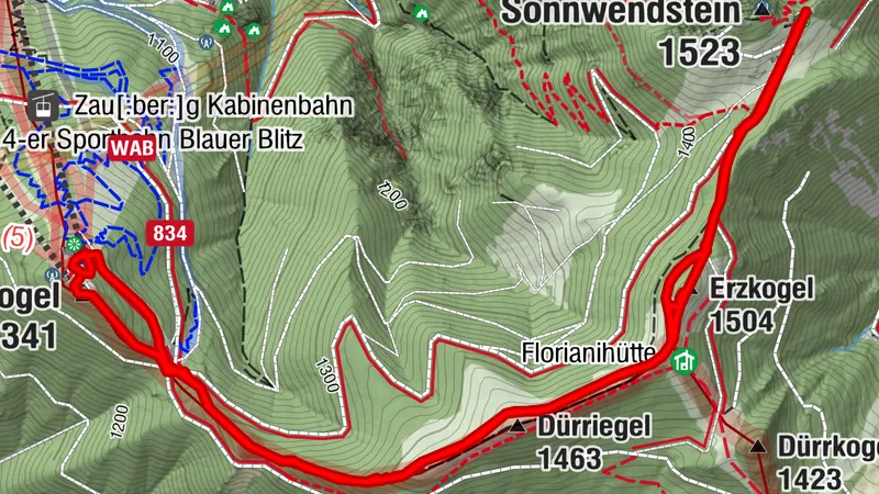 Hirschenkogel und Sonnwendstein