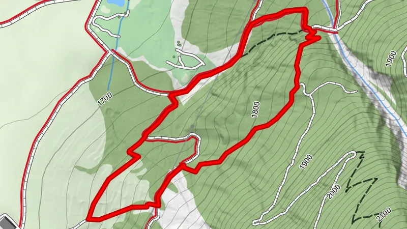 Forest nature trail La Punt Chamues-ch - Smartrail