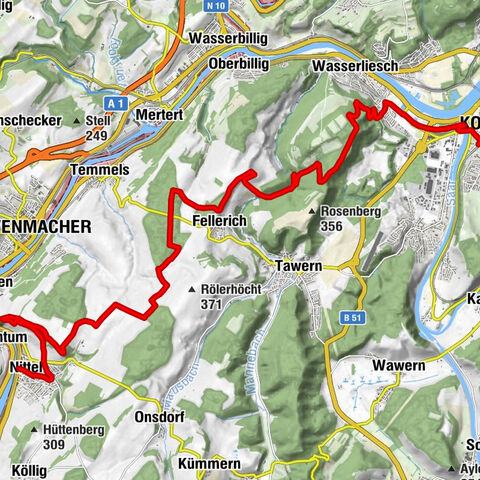 Etapa 03 del Moselsteig: Nittel – Konz