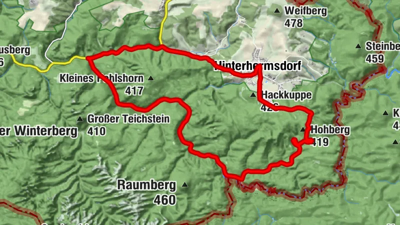 Handbike-Tour "Zur Niederen Schleuse im Kirnitzschtal"