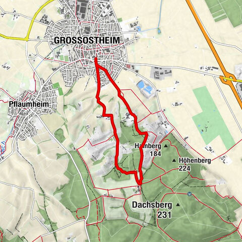 Camino cultural europeo Großostheim: “Frutos del loess”