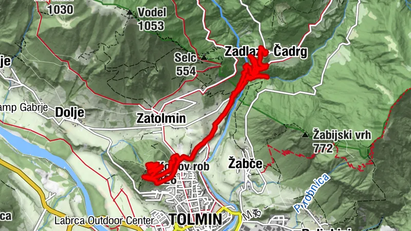 Tomlin-Schlucht und Burgruine