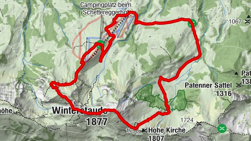 Schetteregg - Winterstaude