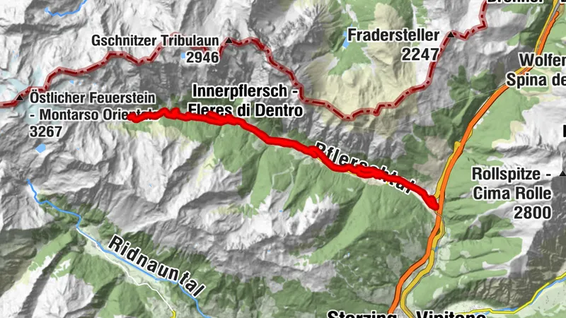 Brenner, Trentino-Südtirol/Italien Radtour zur Furtalm