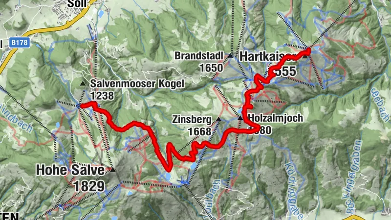 Vom Hartkaiser (Ellmau) zum Hexenwasser Hochsöll