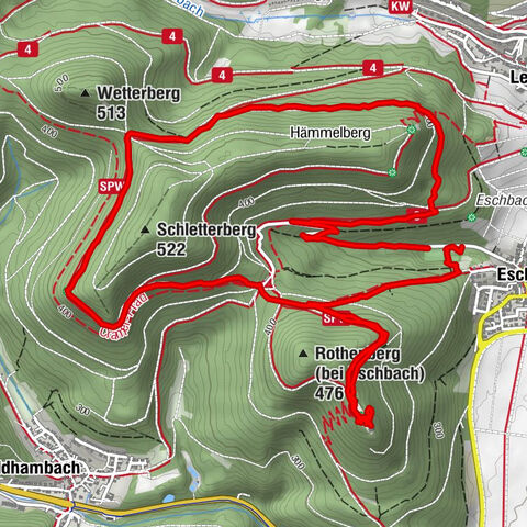 Eschbach-Trifelsblick-Madenburg-Eschbach