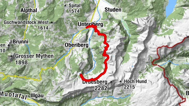 Am Fusse des Forst- und Druesberges