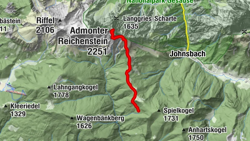 Admonter Reichenstein von der Mödlingerhütte