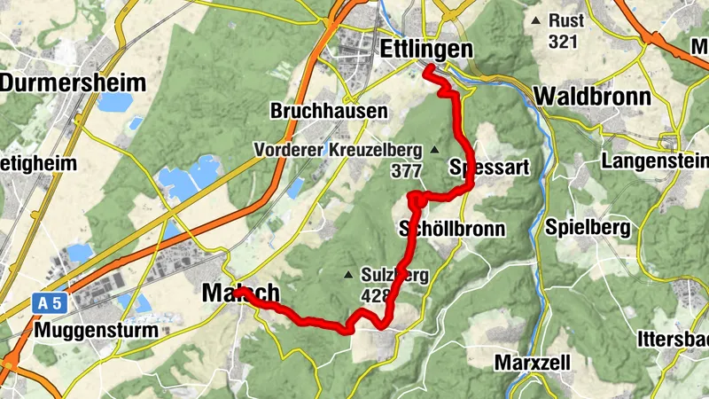 Über die Höhenorte ins Städtchen an der Alb