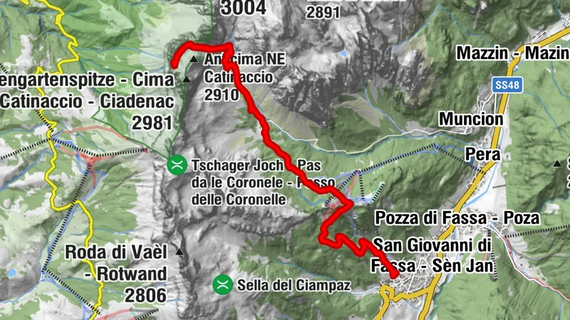 Rifugio passo santer