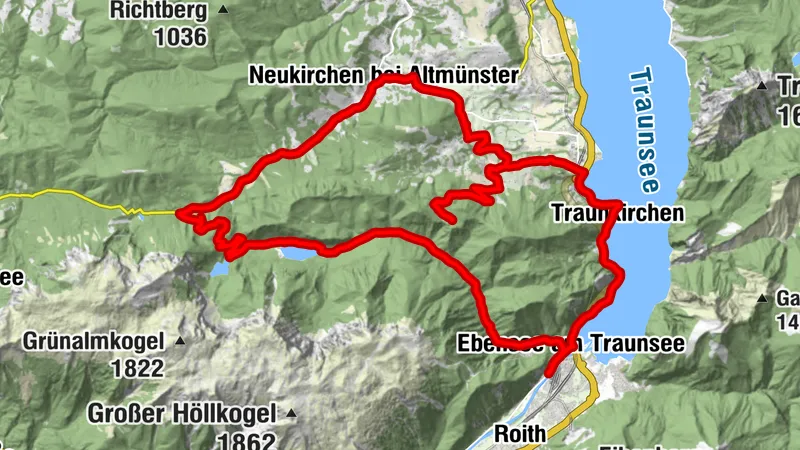 MTB - Langbathsee, Hochsteinalm