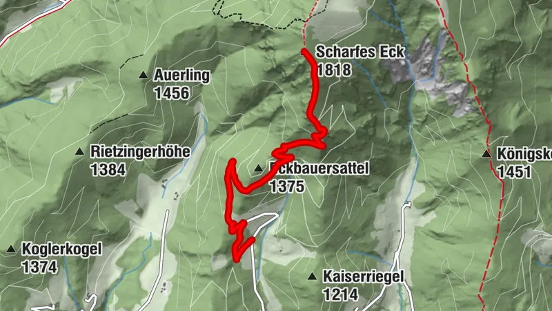 Scharfes Eck über Eckbauer