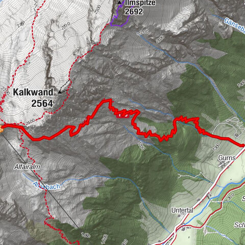 Pinnisjoch und Innsbrucker Hütte