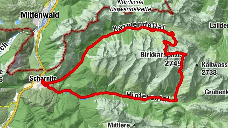 Scharnitz, Birkkarspitze
