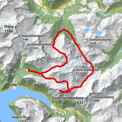 Sykkylven - Patchellhytta - Slogen - Ørsta