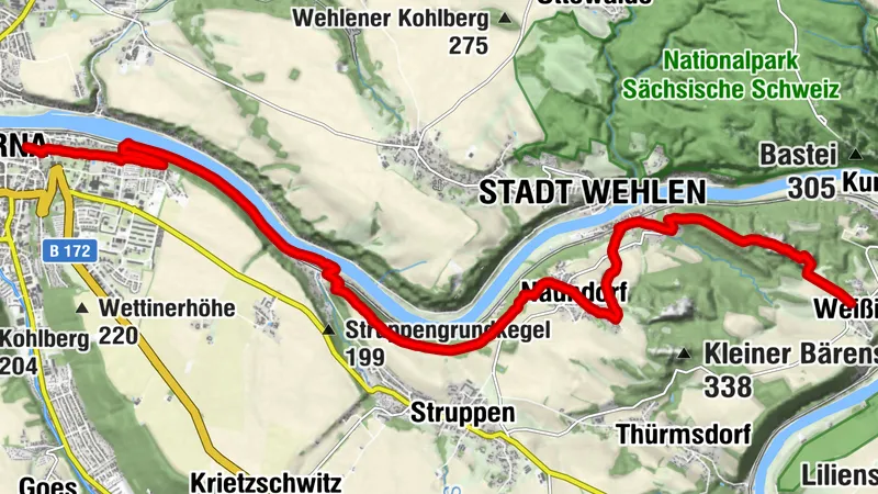 Malerweg, Etappe 8: Von Weißig bis Pirna (offizielle Version TV Sächsische Schweiz)