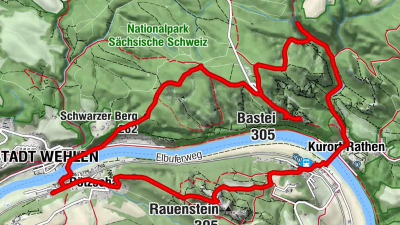 Familientagestour auf dem Malerweg