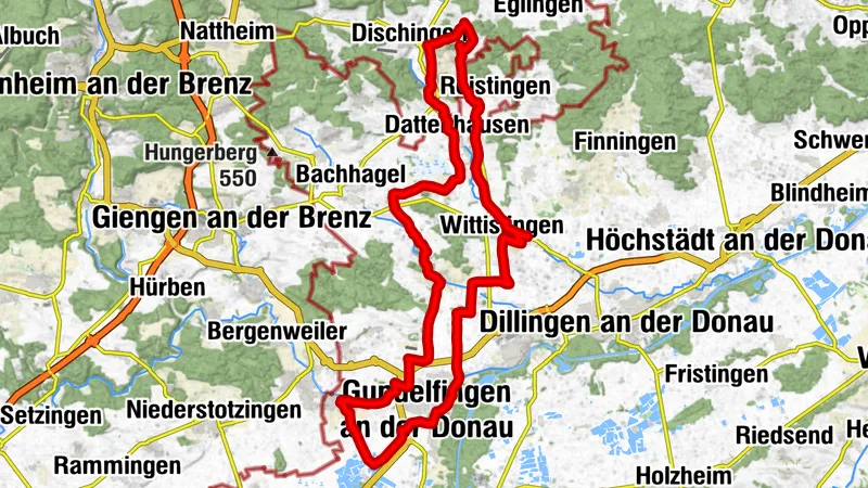 Heimat entdecken - 65,5 km, 302 hm