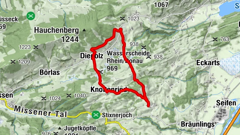 Vuelta panorámica de Diepolz a Akams